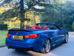 2015 BMW 4 Series 2.0 420d M Sport Convertible in Blue — image 4
