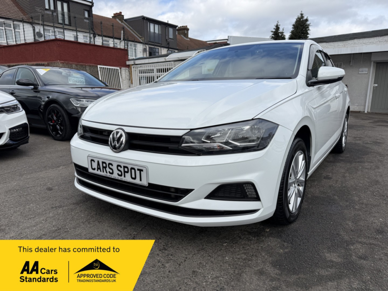 2018 Volkswagen Polo 1.0 Tsi Trens Line Verified Miles Fresh Importfinance Avb in White — image 1