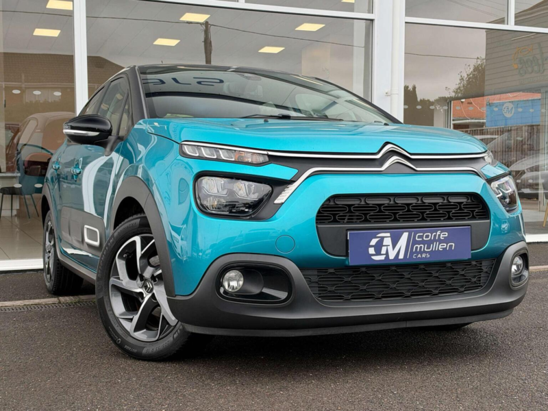 2021 Citroen C3 1.2 Puretech Shine Euro 6 (s/s) 5dr in Blue — image 1