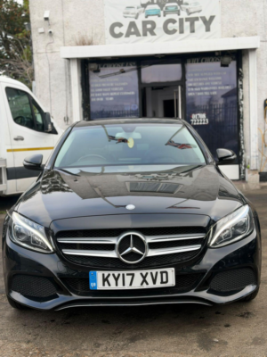 2017 Mercedes-Benz C Class 2.0 C200 Sport (premium) G-Tronic+ Euro 6 (s/s) 4dr in Black — image 2