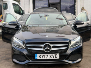 2017 Mercedes-Benz C Class 2.0 C200 Sport (premium) G-Tronic+ Euro 6 (s/s) 4dr in Black — image 6