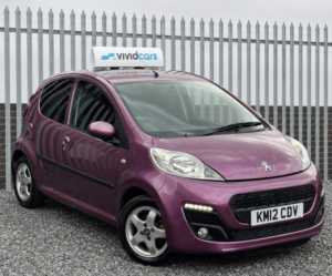 2012 Peugeot 107 1.0 12v Allure 2 Tronic Euro 5 5dr in Purple — image 2