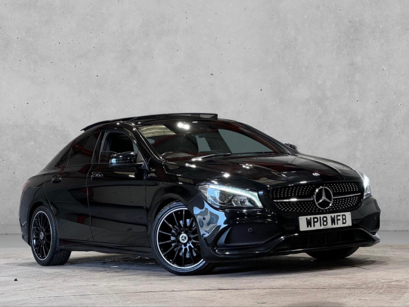 2018 Mercedes-Benz Cla 2.1 Cla220d Amg Line Night Edition (plus) Coupe 7g-Dct Euro 6 (s/s) 4dr in Black — image 1