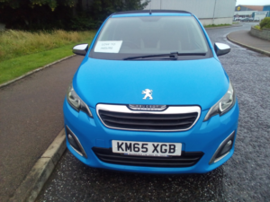 2015 Peugeot 108 1.2 Puretech Allure Top in Blue — image 2