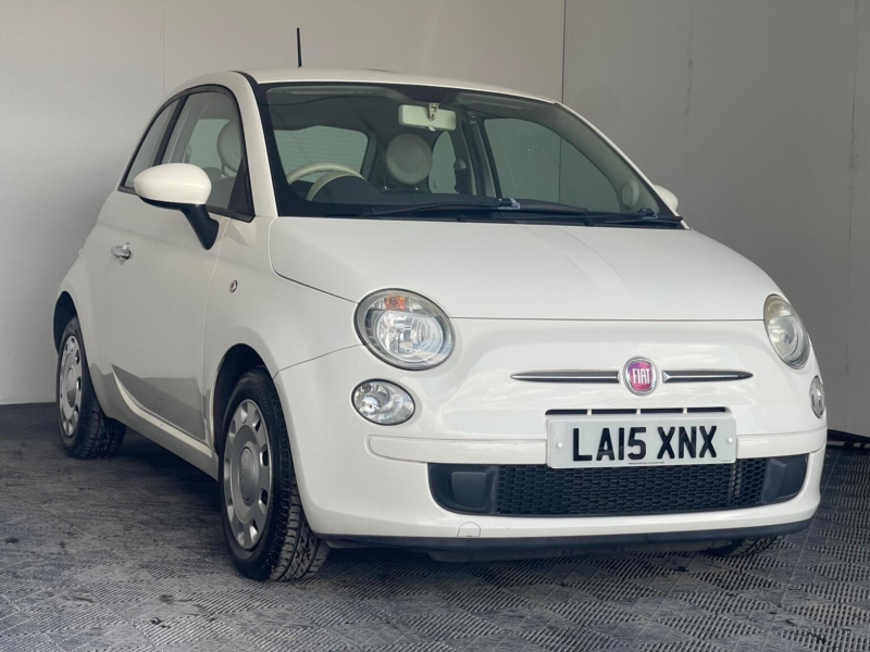 2015 Fiat 500 1.2 Lounge Dualogic Euro 6 (s/s) 3dr in White — image 1