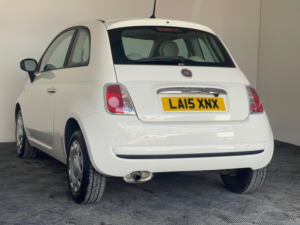 2015 Fiat 500 1.2 Lounge Dualogic Euro 6 (s/s) 3dr in White — image 3