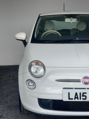 2015 Fiat 500 1.2 Lounge Dualogic Euro 6 (s/s) 3dr in White — image 5