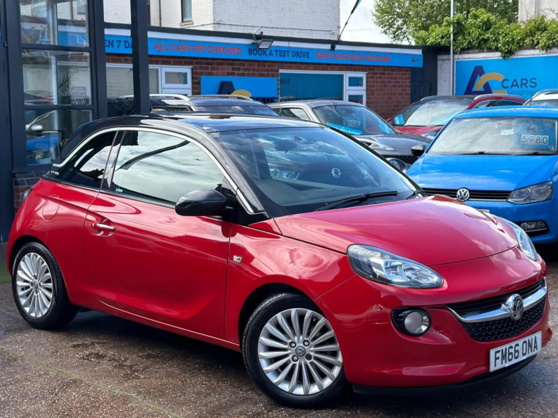 2017 Vauxhall Adam 1.2i Glam Euro 6 3dr in Red — image 1