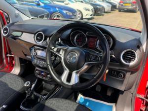 2017 Vauxhall Adam 1.2i Glam Euro 6 3dr in Red — image 3