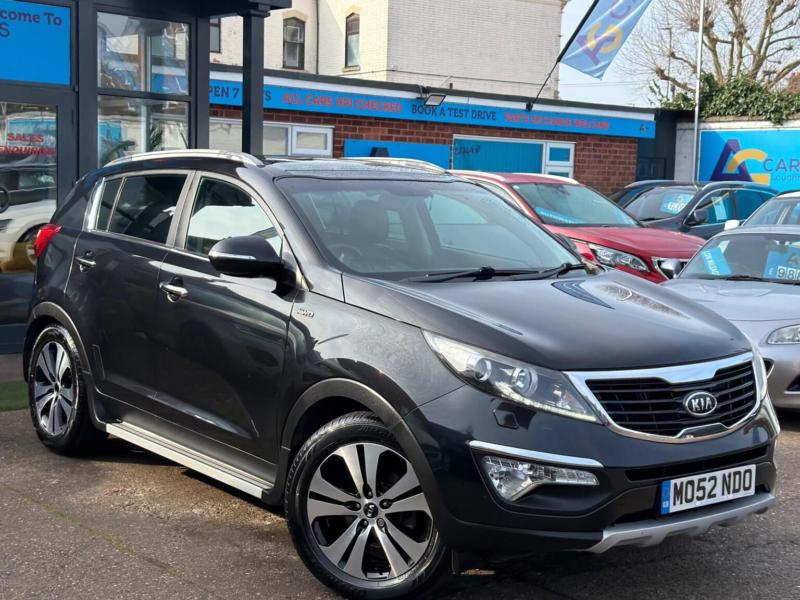 2012 Kia Sportage 2.0 Crdi Kx-3 AWD Euro 5 5dr in Black — image 1