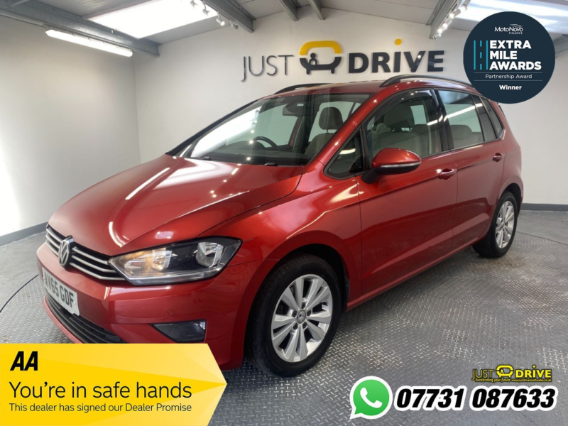 2015 Volkswagen Golf Sv 1.6 Tdi Bluemotion Tech Se MPV 5dr Diesel Manual Euro 6 (s/s) (110 Ps) in Red — image 1