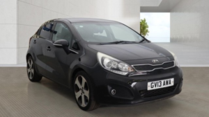 2013 Kia Rio 1.4 3 Black 5dr 13 Stamps+heated Seats in Black — image 3