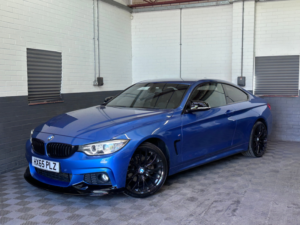 2015 BMW 4 Series 2.0 420d M Sport Coupe 2dr Diesel Auto Euro 6 (s/s) (190 Ps) in Blue — image 3