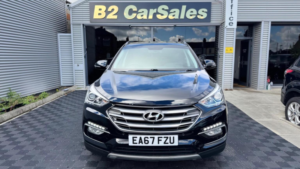 2017 Hyundai Santa Fe 2.2 Crdi Blue Drive Premium Auto 4WD Euro 6 (s/s) 5dr (7 Seat) in Black — image 3