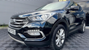 2017 Hyundai Santa Fe 2.2 Crdi Blue Drive Premium Auto 4WD Euro 6 (s/s) 5dr (7 Seat) in Black — image 5