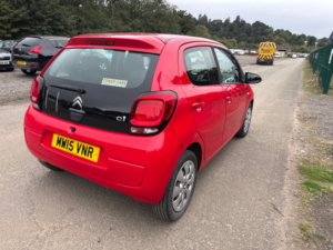 2015 Citroen C1 1.0 Vti Feel Hatchback 5dr Petrol Manual Euro 5 (euro 5) (68 Ps) in Red — image 5