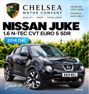 2014 Nissan Juke 1.6 N-Tec CVT Euro 5 5dr in Black — image 2