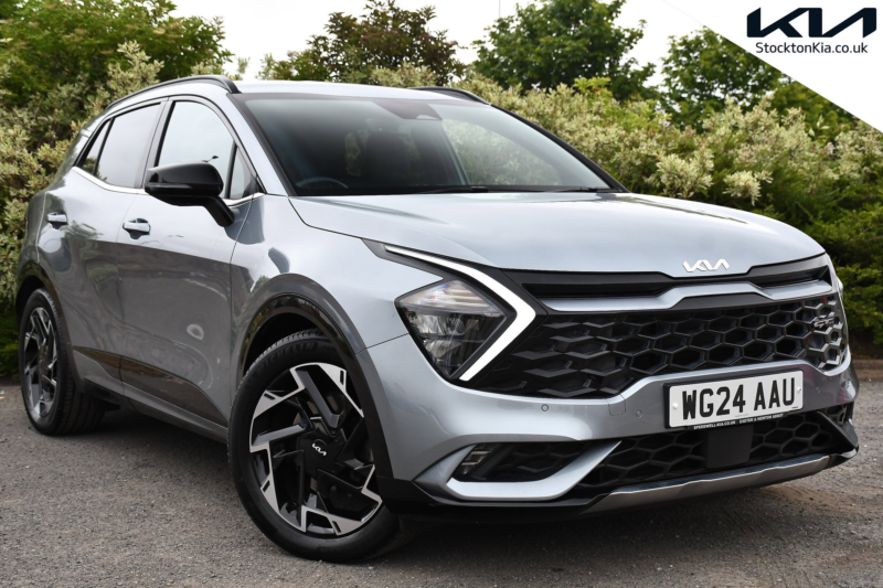 2024 Kia Sportage 1.6 T-Gdi Mhev Gt-Line SUV 5dr Petrol Hybrid Dct Euro 6 (s/s) (157 Bhp) in Silver — image 1