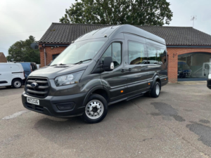 2023 Ford Transit 2.0 460 Ecoblue Leader Auto Rwd L4 H3 Euro 6 (s/s) 5dr (17 Seat, Drw) in Grey — image 5
