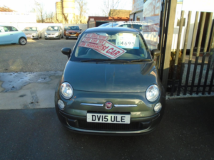 2015 Fiat 500 1.2l Pop Hatchback 3dr Petrol Manual Euro 6 (69 Bhp) in Grey — image 2