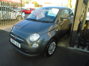 2015 Fiat 500 1.2l Pop Hatchback 3dr Petrol Manual Euro 6 (69 Bhp) in Grey — image 3