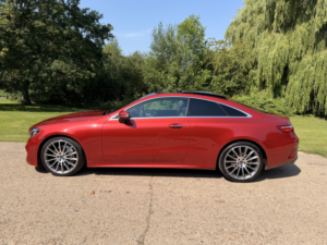 2018 Mercedes-Benz E Class E220d Amg Line Premium Coupe in Red — image 2