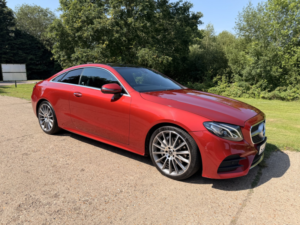 2018 Mercedes-Benz E Class E220d Amg Line Premium Coupe in Red — image 6