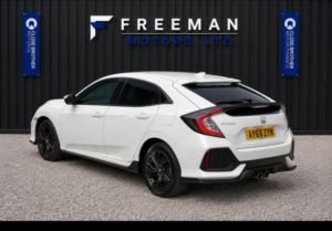 2019 Honda Civic 1.5 Vtec Turbo Gpf Sport Euro 6 (s/s) 5dr in White — image 5