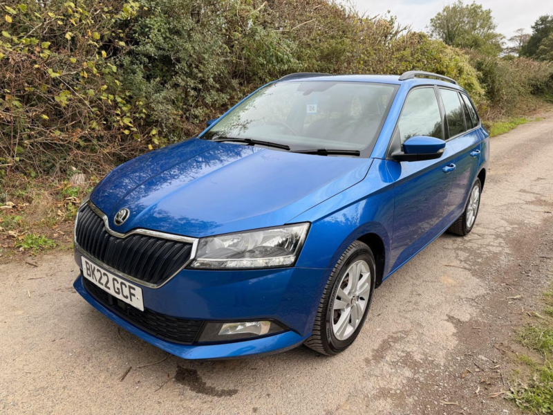 2022 Skoda Fabia 1.0 Tsi Se Euro 6 (s/s) 5dr in Blue — image 1