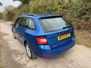 2022 Skoda Fabia 1.0 Tsi Se Euro 6 (s/s) 5dr in Blue — image 5