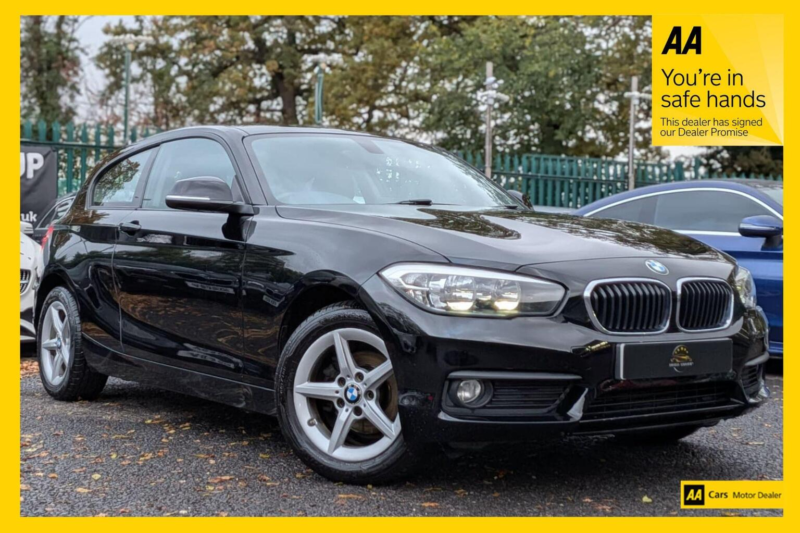 2016 BMW 1 Series 1.5 118i Se Euro 6 (s/s) 3dr in Black — image 1