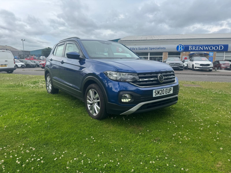 2020 Volkswagen T-Cross 1.0 Tsi Se SUV 5dr Petrol DSG Euro 6 (s/s) (115 Ps) in Blue — image 1