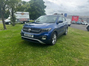 2020 Volkswagen T-Cross 1.0 Tsi Se SUV 5dr Petrol DSG Euro 6 (s/s) (115 Ps) in Blue — image 2