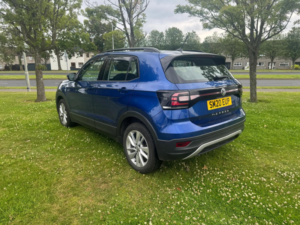 2020 Volkswagen T-Cross 1.0 Tsi Se SUV 5dr Petrol DSG Euro 6 (s/s) (115 Ps) in Blue — image 3