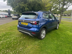 2020 Volkswagen T-Cross 1.0 Tsi Se SUV 5dr Petrol DSG Euro 6 (s/s) (115 Ps) in Blue — image 4