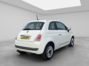 2014 Fiat 500 1.2 Lounge Hatchback 3dr Petrol Manual Euro 6 (s/s) (69 Bhp) in White — image 5