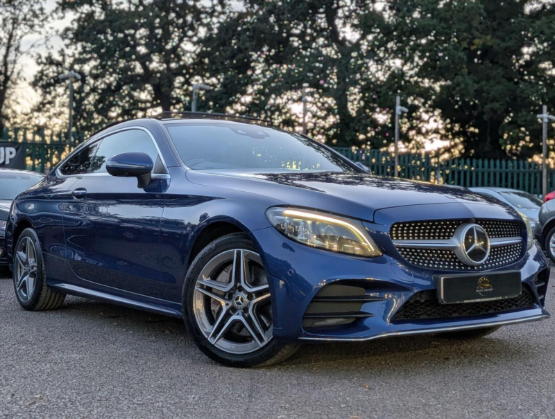 2020 Mercedes-Benz C Class 2.0 C300d Amg Line (premium Plus) G-Tronic+ 4matic Euro 6 (s/s) 2dr in Blue — image 1