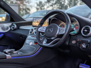 2020 Mercedes-Benz C Class 2.0 C300d Amg Line (premium Plus) G-Tronic+ 4matic Euro 6 (s/s) 2dr in Blue — image 2