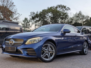 2020 Mercedes-Benz C Class 2.0 C300d Amg Line (premium Plus) G-Tronic+ 4matic Euro 6 (s/s) 2dr in Blue — image 4