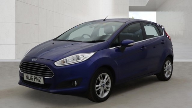 2016 Ford Fiesta 1.0 T Ecoboost Zetec Blue 5dr 1 Keeper+low Tax in Blue — image 1
