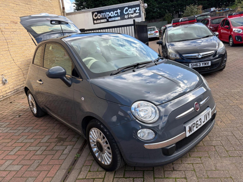 2013 Fiat 500 1.2 Lounge Euro 6 (s/s) 3dr in Grey — image 1