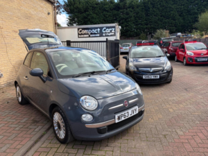 2013 Fiat 500 1.2 Lounge Euro 6 (s/s) 3dr in Grey — image 4