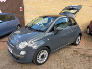 2013 Fiat 500 1.2 Lounge Euro 6 (s/s) 3dr in Grey — image 5