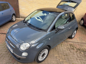 2013 Fiat 500 1.2 Lounge Euro 6 (s/s) 3dr in Grey — image 6