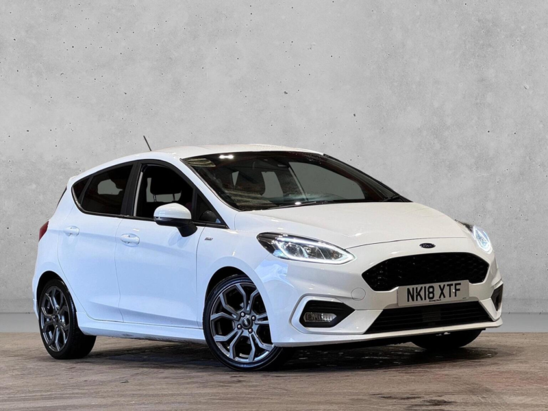 2018 Ford Fiesta 1.0t Ecoboost St-Line Euro 6 (s/s) 5dr in White — image 1