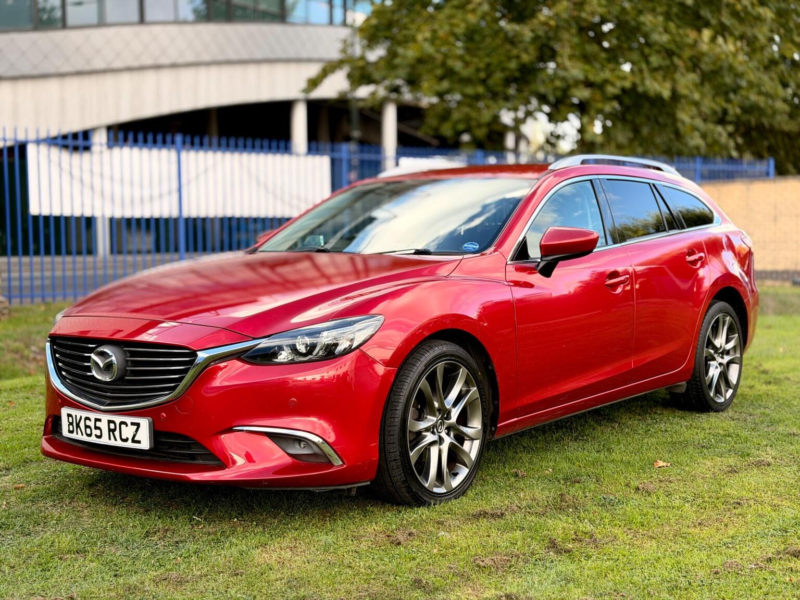 2015 Mazda Mazda6 2.2 Skyactiv-D Sport Nav Tourer Auto Euro 6 (s/s) 5dr in Red — image 1
