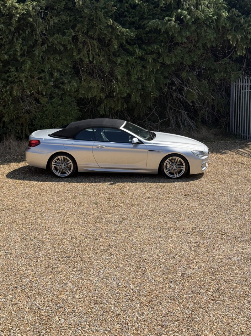 2013 BMW 6 Series 3.0 640d M Sport Convertible in Silver — image 1
