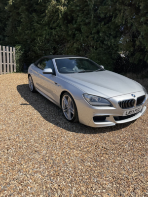 2013 BMW 6 Series 3.0 640d M Sport Convertible in Silver — image 3