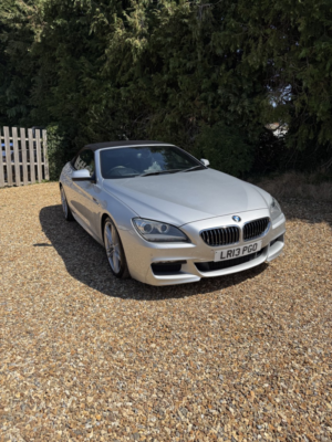 2013 BMW 6 Series 3.0 640d M Sport Convertible in Silver — image 4