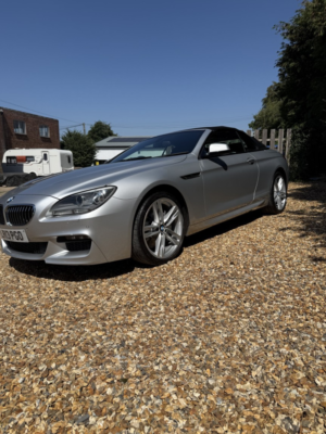 2013 BMW 6 Series 3.0 640d M Sport Convertible in Silver — image 5